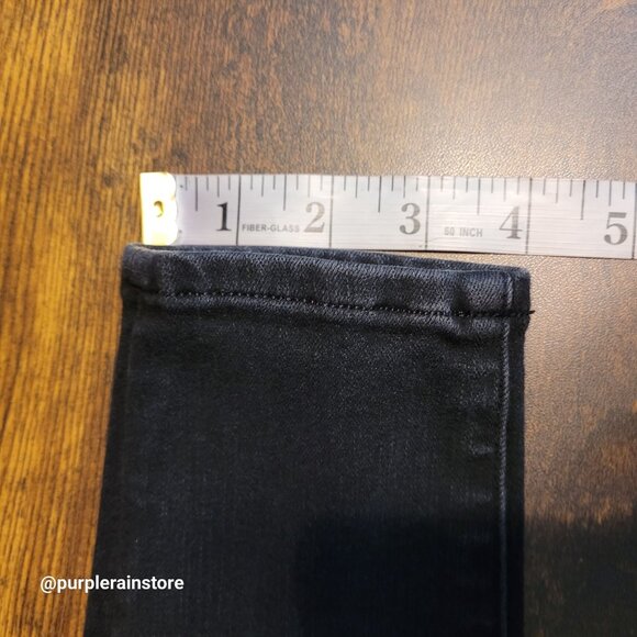 American Eagle Jeans 4 L Dream Jegging Hi Rise Stretch Tummy Control Black Wash - Picture 12 of 13